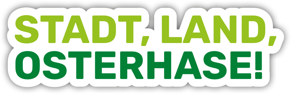Stadt, Land, OSTERHASE! - Logo