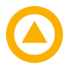 Quiz It Spielerfarbe Gelb mit Dreieck-Symbol